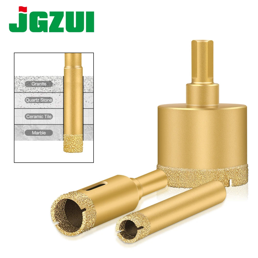 Diamond hole saw drill bit for tile, glass and marble - image 1 of 42