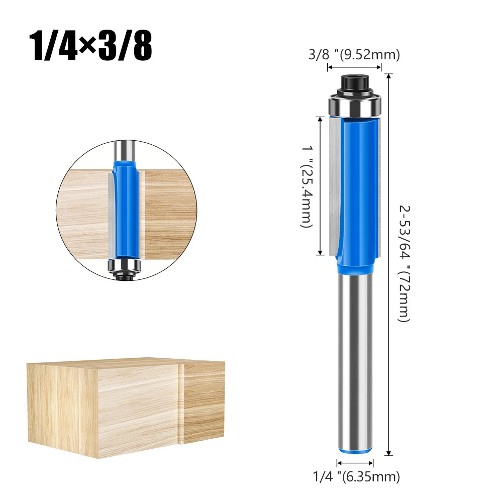 Flush trim router bit with bearing - image 13 of 16