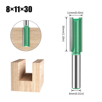 8mm shank straight router bit - image 18 of 26