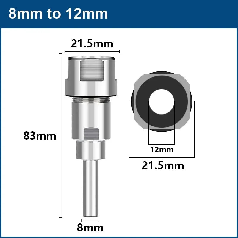 Router Bit Extension Rod - Multi-Size, Router and CNC