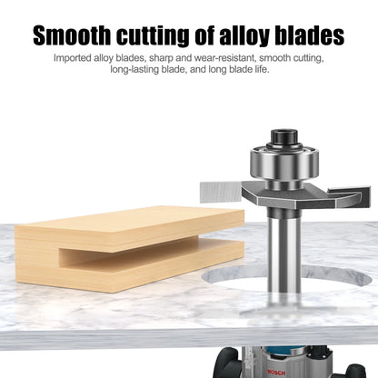Ball T-slot router bit with 6mm and 12mm shank - image 2 of 24