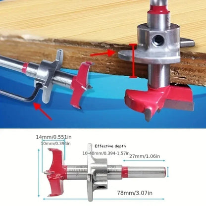 5-Piece Forstner Bit Set for Cabinet Hinges