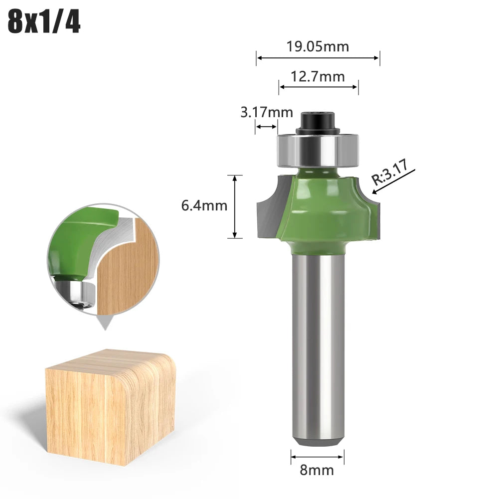 8mm shank straight router bit - image 9 of 15
