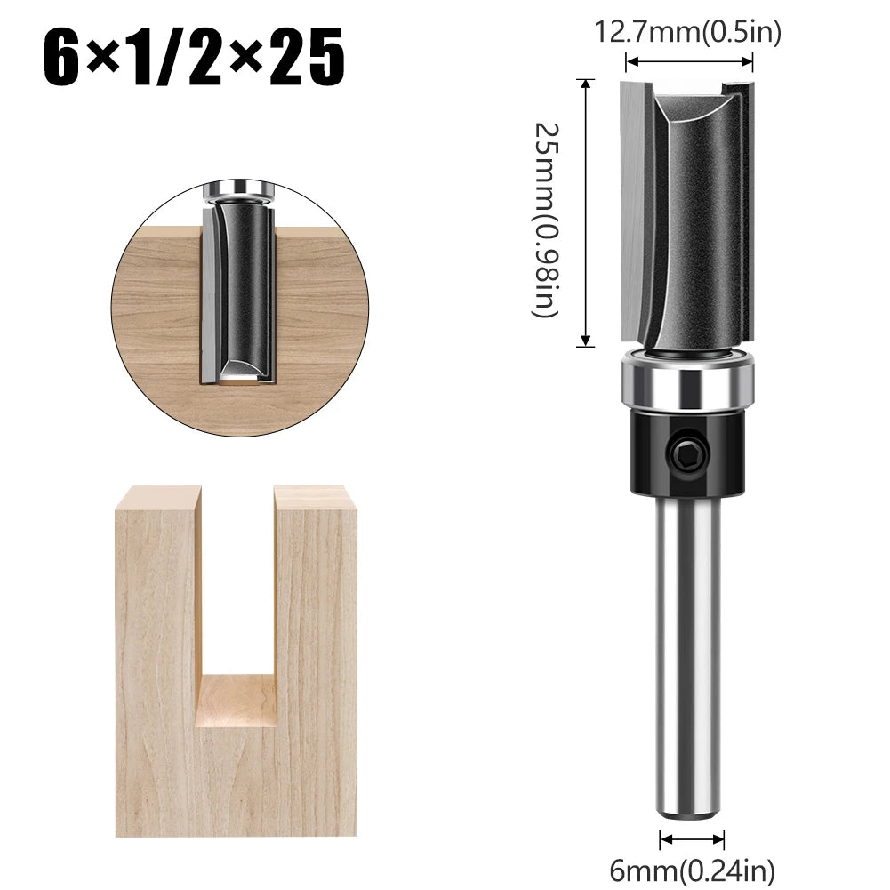Bearing straight router bit - image 8 of 16