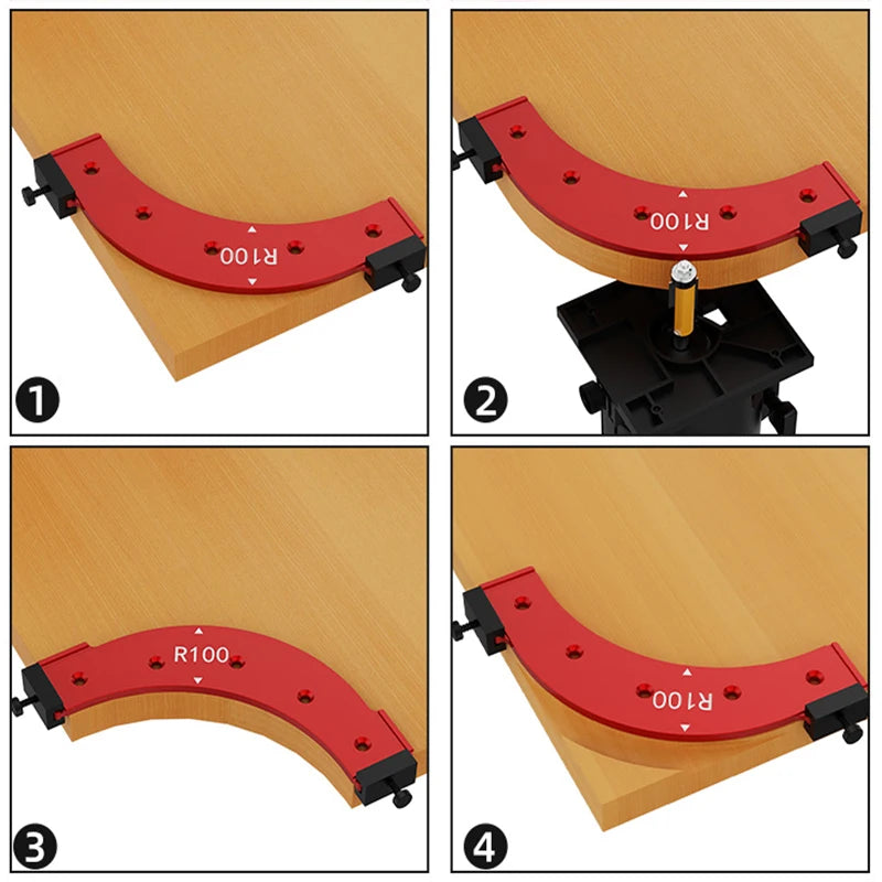 R100-R300 Radius Jig – Reusable Router Corner Templates