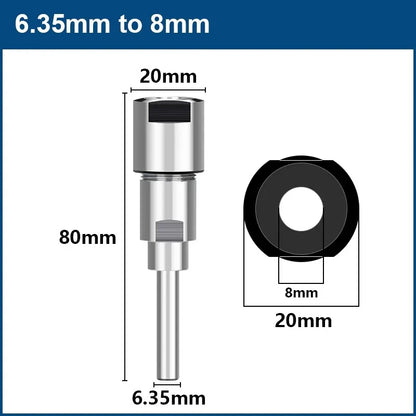 Router Bit Extension Rod - Multi-Size, Router and CNC