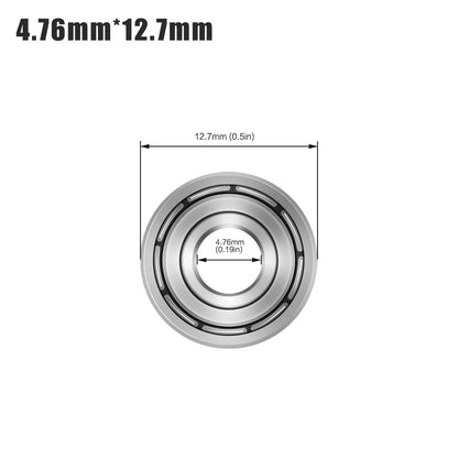 Top-Mounted Router Bit Bearings - Ball Bearing Guide Set, 4.76-12.7mm