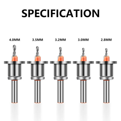 Adjustable Countersink Drill Bit – 8mm/10mm Shank, Carbide Tip