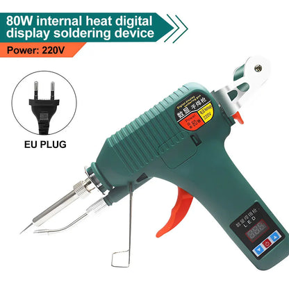 Digital Soldering Gun – 80W/120W Adjustable Temperature
