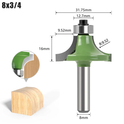 8mm shank straight router bit - image 15 of 15