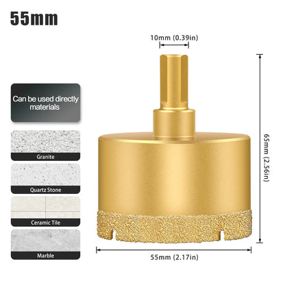 Diamond hole saw drill bit for tile, glass and marble - image 40 of 42
