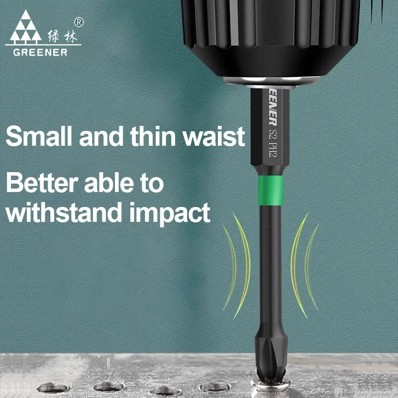 Magnetic Screwdriver Bit Set – Heavy-Duty Impact Drill Bits (50-150mm)