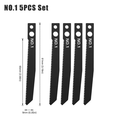 T-Shank Jigsaw Blade Set - HCS Blades for Wood, Metal & Plastic