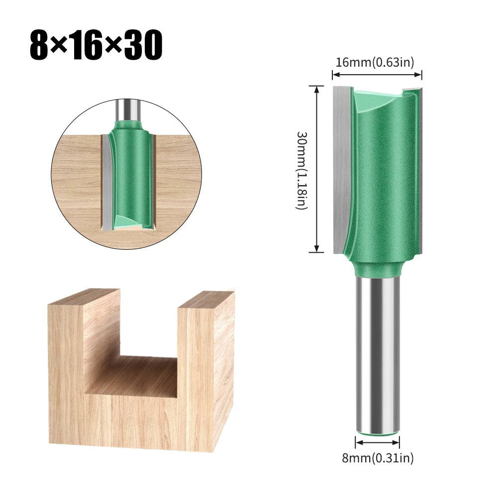 8mm shank straight router bit - image 26 of 26