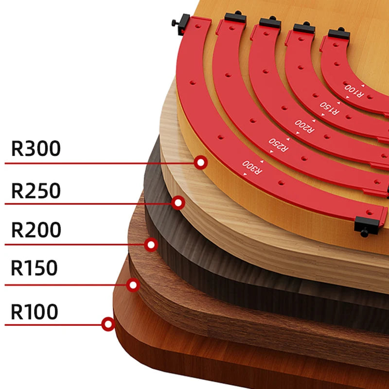R100-R300 Radius Jig – Reusable Router Corner Templates