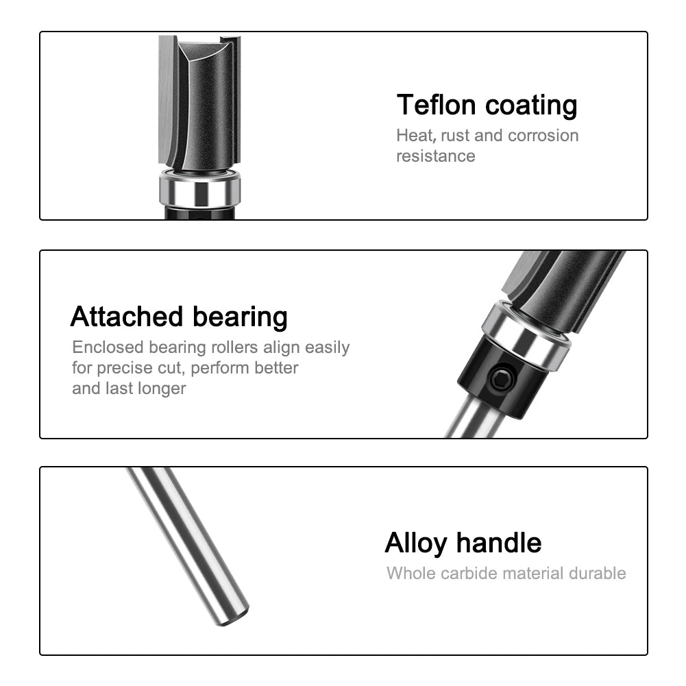 Bearing straight router bit - image 4 of 16