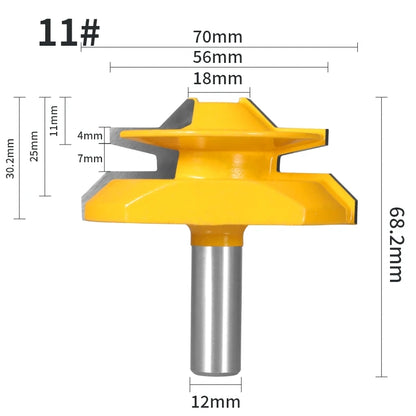 45° Lock Miter Router Bit