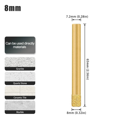 Diamond hole saw drill bit for tile, glass and marble - image 36 of 42