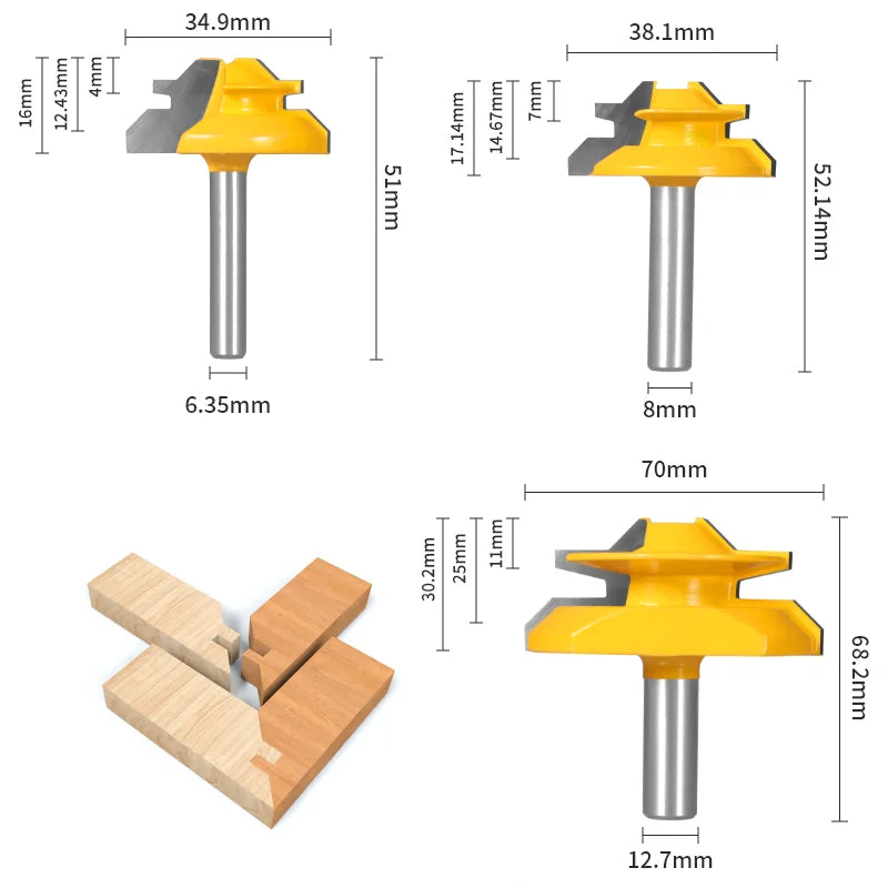 45-Degree Miter Router Bit - Precision Joinery