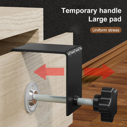 2-Piece Drawer Front Installation Clamps – Steel Cabinet Jig Set