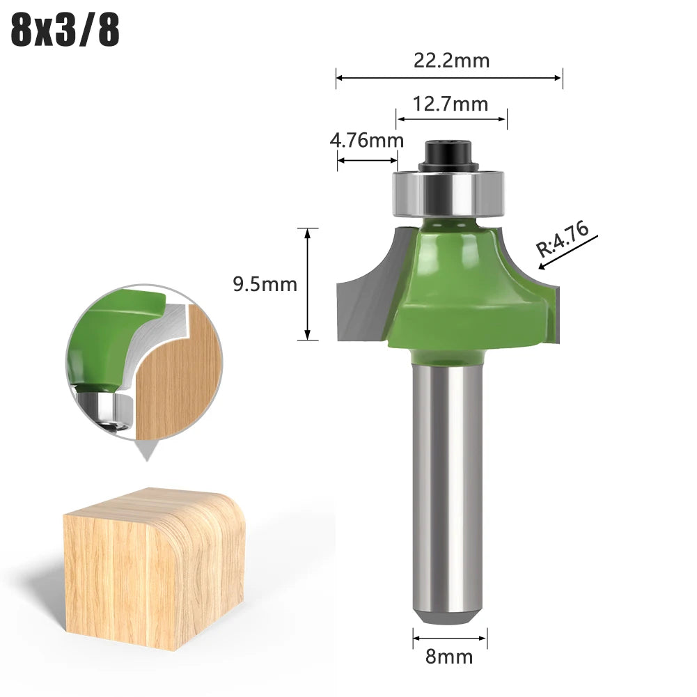 8mm shank straight router bit - image 11 of 15
