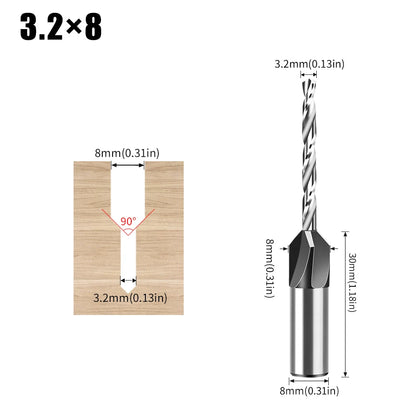 Adjustable depth four-edge countersink drill bit - view 10