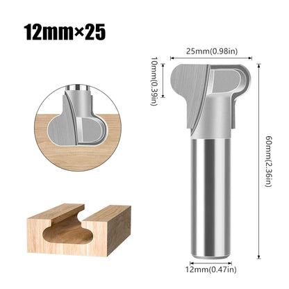 Pull Handle Router Bit for recessed cabinet and drawer pulls