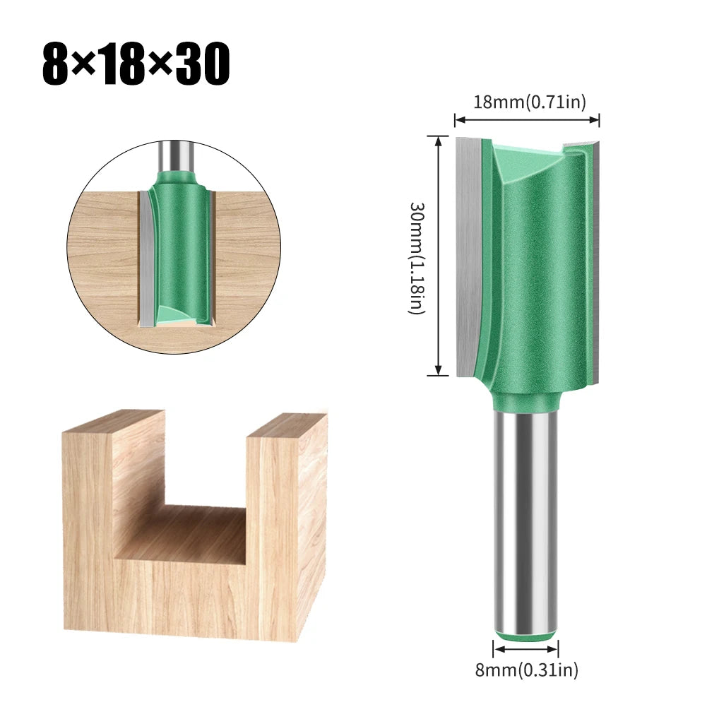 8mm shank straight router bit - image 7 of 26