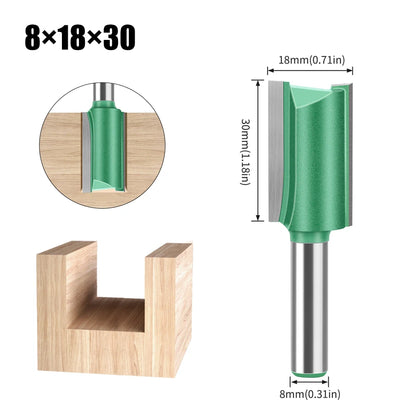 8mm shank straight router bit - image 7 of 26