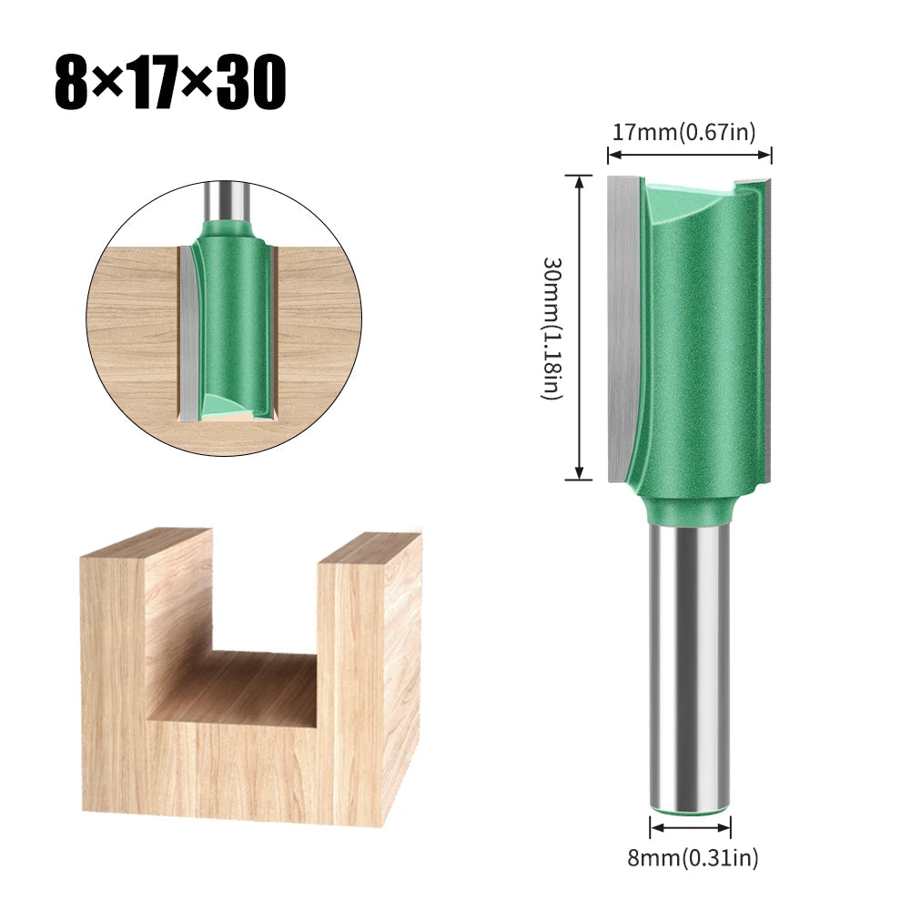 8mm shank straight router bit - image 21 of 26