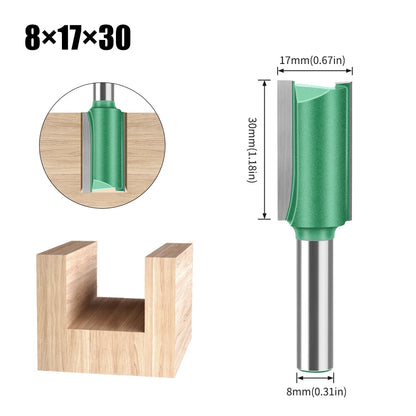8mm shank straight router bit - image 21 of 26