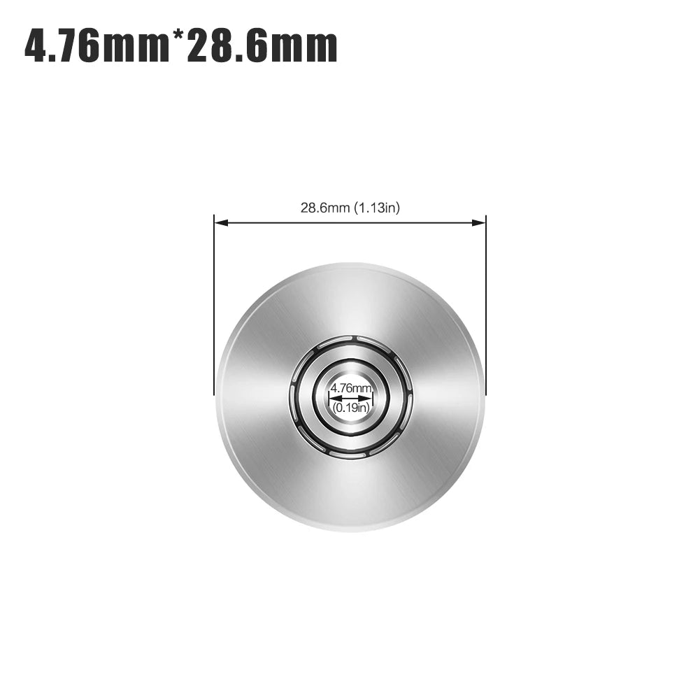 Top-Mounted Router Bit Bearings - Ball Bearing Guide Set, 4.76-12.7mm