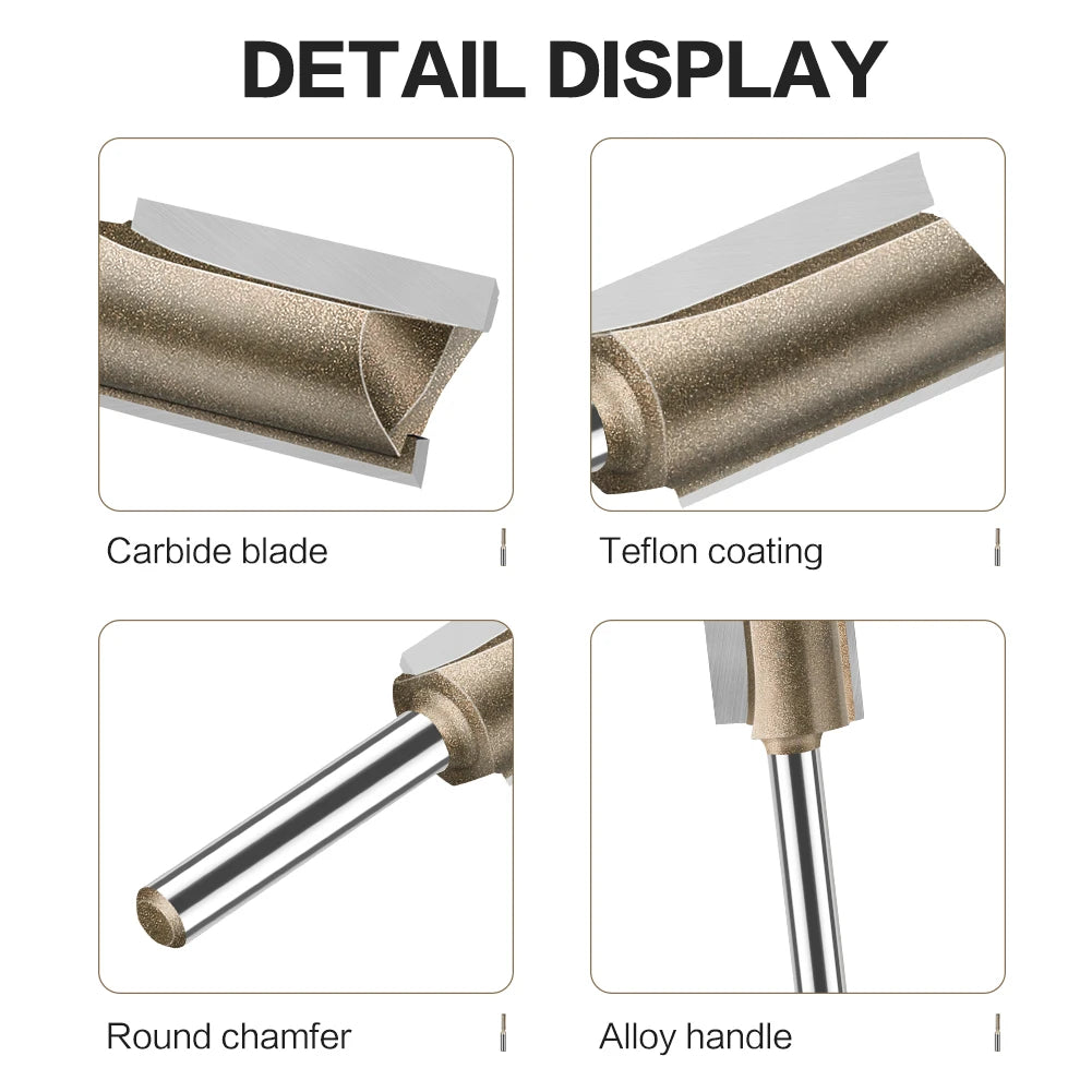 6mm shank straight router bit - image 3 of 29