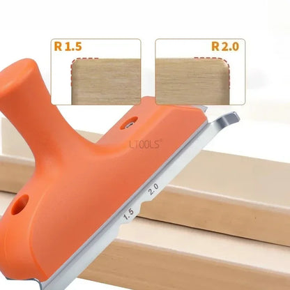 Woodworking Edge Trimmer Scraper – Straight & Arc Deburring Tool