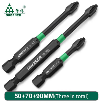 Magnetic Screwdriver Bit Set – Heavy-Duty Impact Drill Bits (50-150mm)