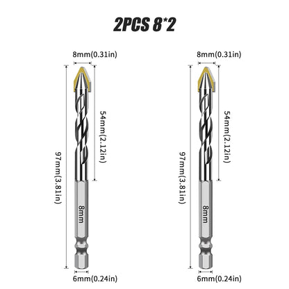 Eccentric drill bit set - view 13