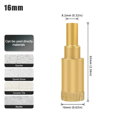 Diamond hole saw drill bit for tile, glass and marble - image 23 of 42