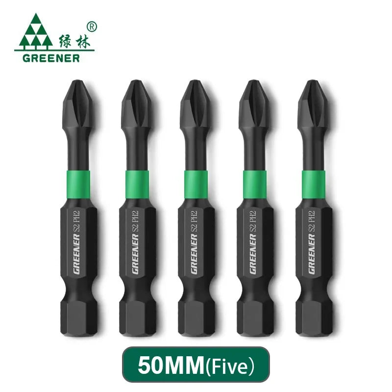 Magnetic Screwdriver Bit Set – Heavy-Duty Impact Drill Bits (50-150mm)
