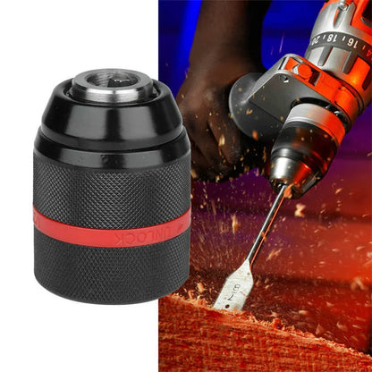 Self-Locking Keyless Metal Drill Chuck - 10mm/13mm