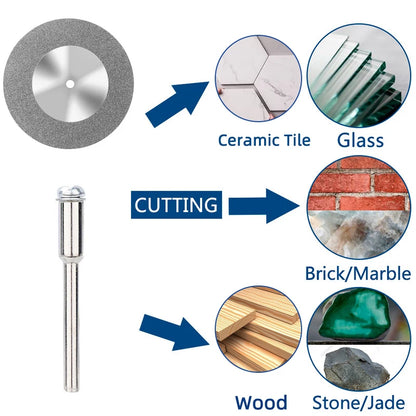 Mini diamond saw blade for rotary tools - view 4