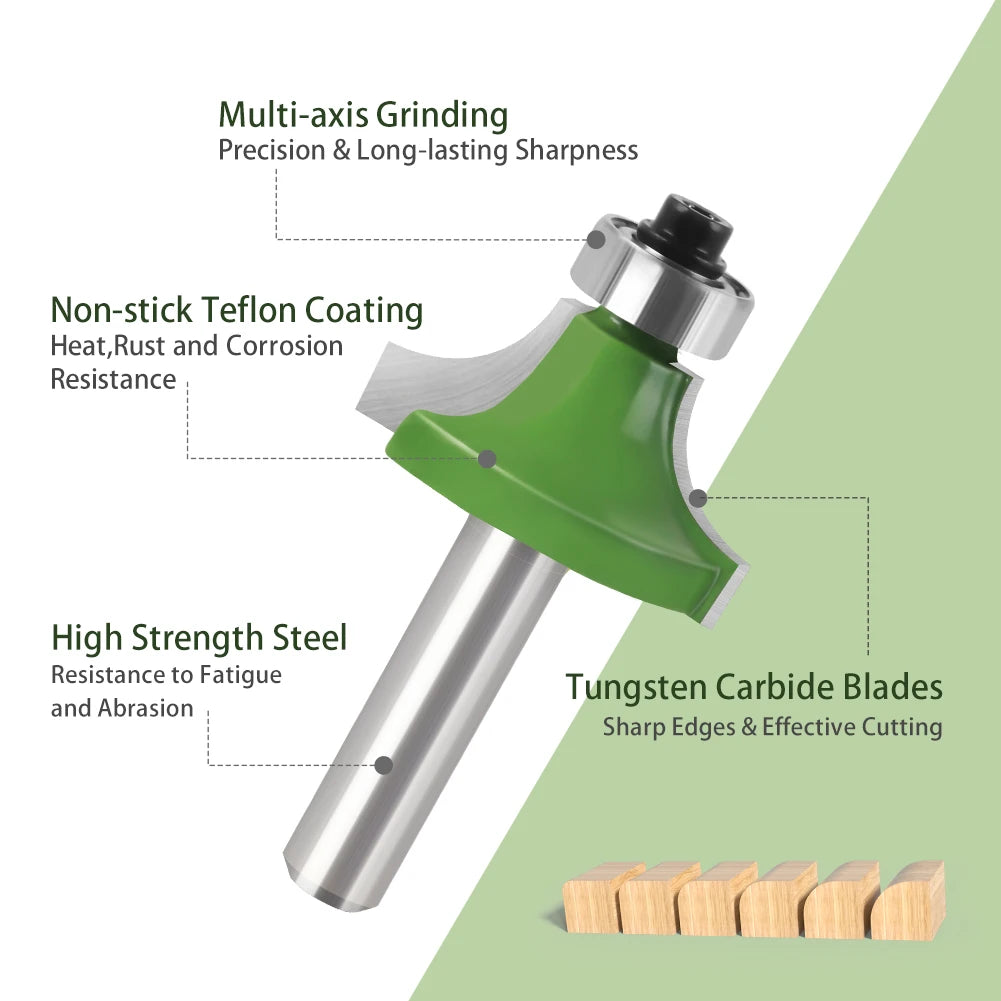 8mm shank straight router bit - image 6 of 15
