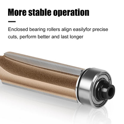 Flush Trim Router Bit – 6mm 3-Flute With Bearing
