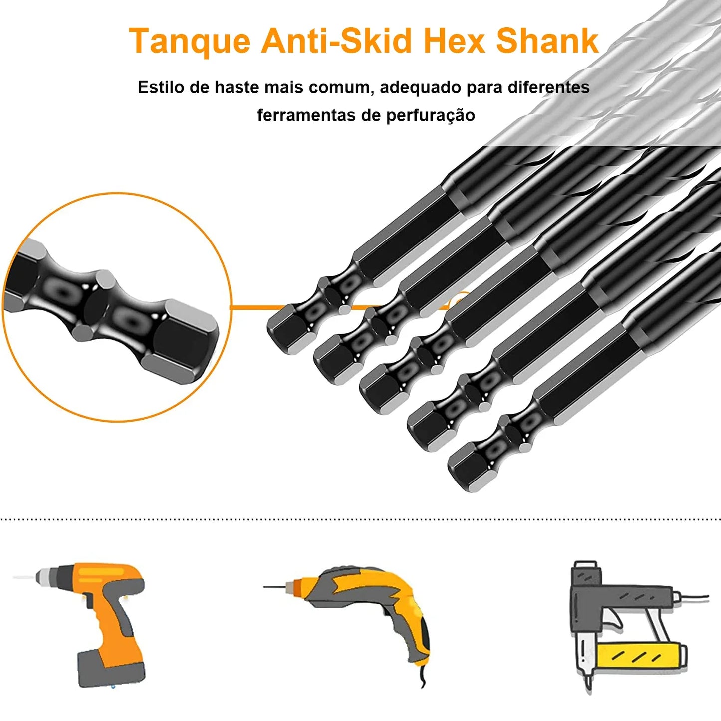 High-Performance Cross-Tip Masonry Drill Bit Set (3-12mm)