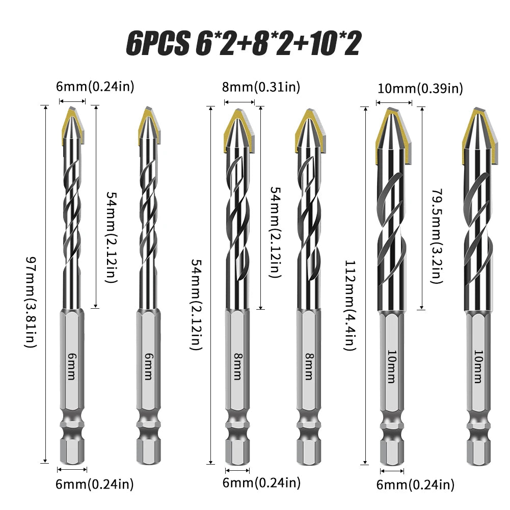 Eccentric drill bit set - view 11