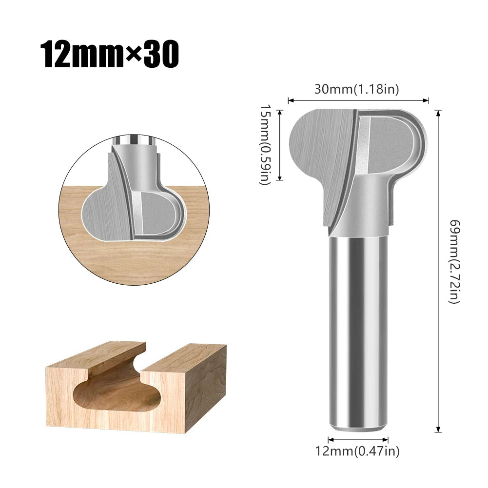 Pull Handle Router Bit - Recessed Cabinet & Drawer Cutter