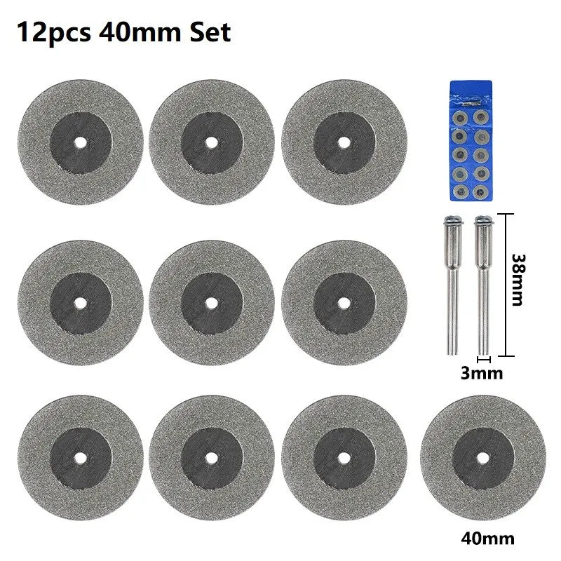 Mini diamond saw blade for rotary tools - view 9