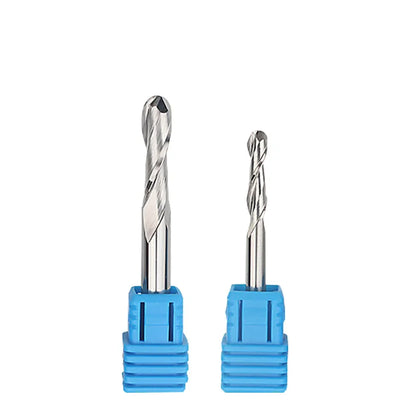 2-flute spiral ball nose end mill for 3D carving - view 5