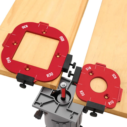 R10-R50 Round Corner Radius Template Set – Router Table Jig