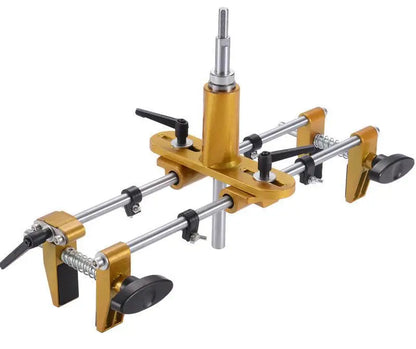 Door Lock Installation Jig - Aluminum, Fits 35-100mm Doors