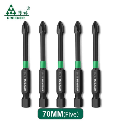 Magnetic Screwdriver Bit Set – Heavy-Duty Impact Drill Bits (50-150mm)